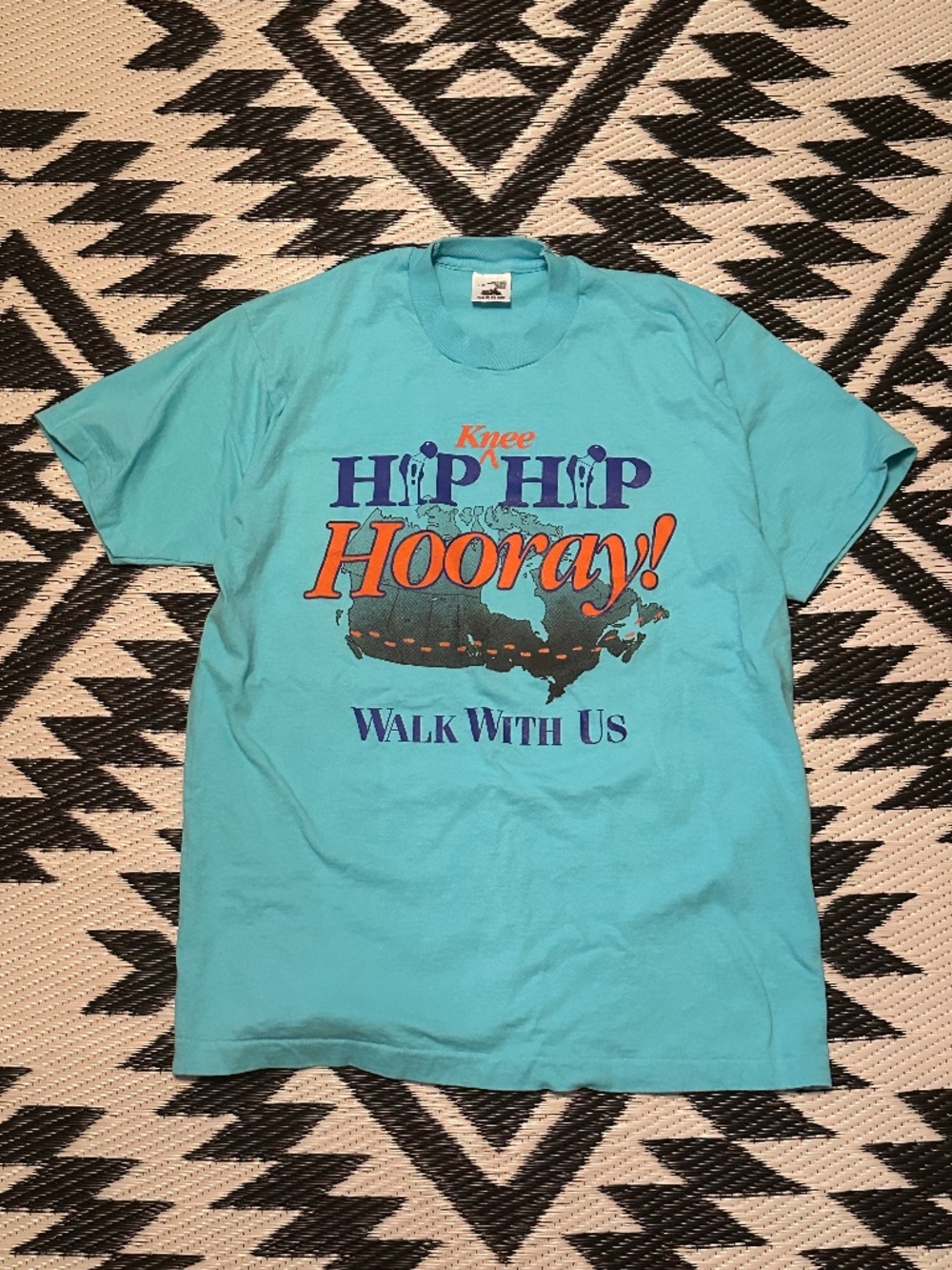 Vintage Hip & Knee Replacement Canada Humour Single Stitch Tee